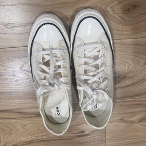 Converse Cream Canvas High-Tops